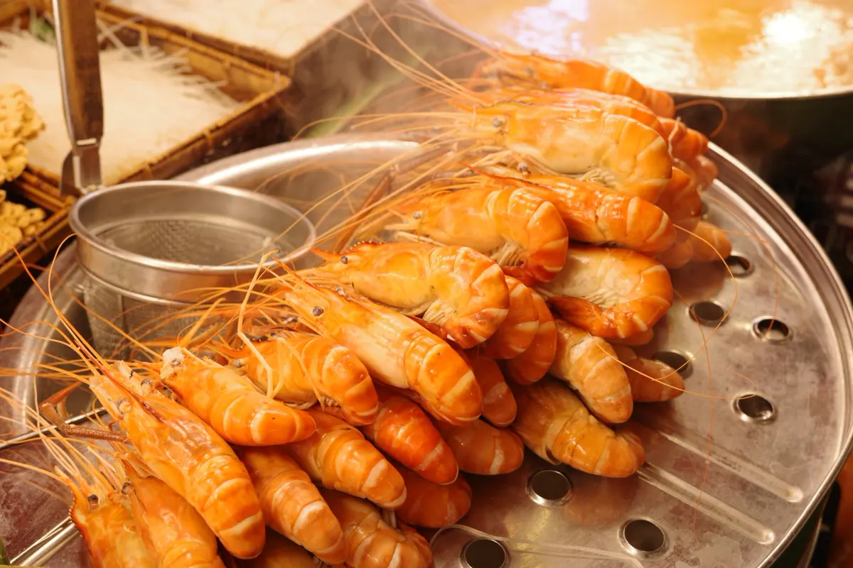 Fruits de mer cuits